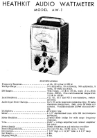 Heathkit AW-1 - Schematic 